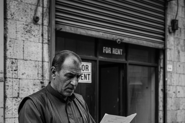 عدم وجود اذن اشغال